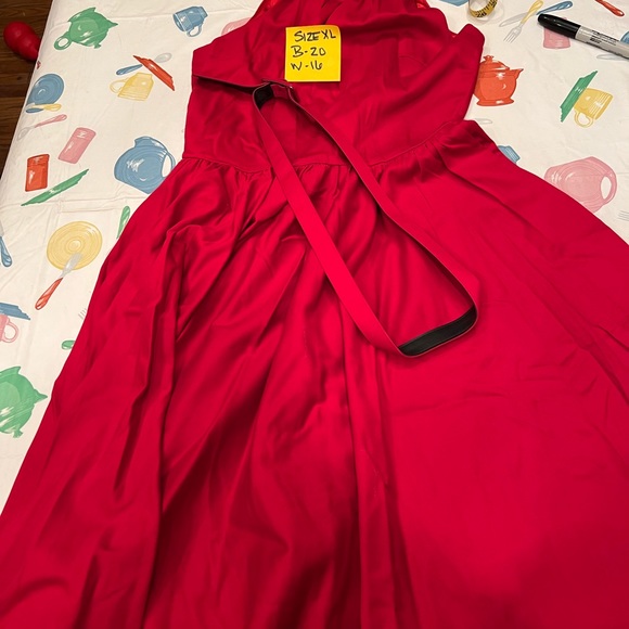 Pinup Couture Red Harley Dress Like New Condition - Picture 2 of 4